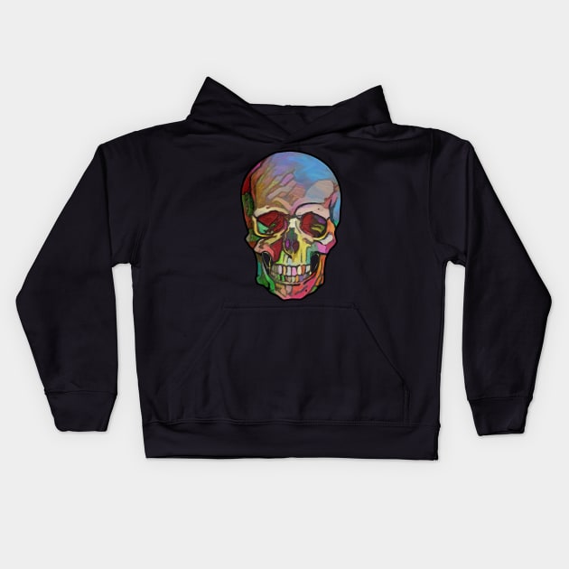 The Happy Skull Kids Hoodie by Diego-t